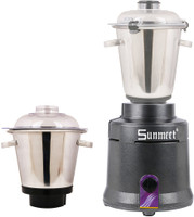 Sunmeet Aluminium Body Heavy Duty MG16-749 1800 W Mixer Grinder (2 Jars, Grey)