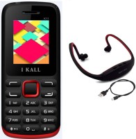 I Kall K11 with MP3/FM Player Neckband(Black & Red) - Price 799 33 % Off  