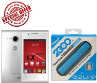 nuvo alpha with free power bank (White, 4 GB)(512 MB RAM) - Price 2706 33 % Off  