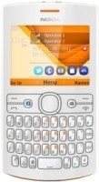 Nokia Asha 205(White & Orange)
