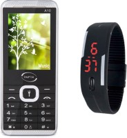 Infix A10 with Silicon LED Watch(Black) - Price 949 36 % Off  