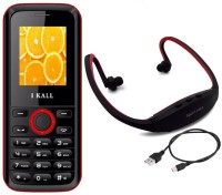I Kall K18 with MP3/FM Player Neckband(Black & Red) - Price 749 37 % Off  