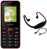 I Kall K66 with MP3/FM Player Neckband(Black & Red) - Price 749 37 % Off  