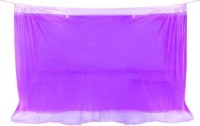 Purabi Nylon Adults Double Bed Mosquito Net(Purple)