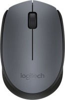 View Logitech M-171-GREY/BLACK Wireless Optical Mouse(USB, Grey, Black) Laptop Accessories Price Online(Logitech)