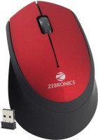 View Zebronics Swing Red Wireless Optical Mouse(USB, Grey, Red) Laptop Accessories Price Online(Zebronics)