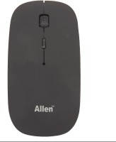 Allen A-909 Wireless Optical Mouse(USB, Black)   Laptop Accessories  (Allen)