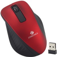 Zebronics Fly Red Wireless Optical Mouse(USB, Red)   Laptop Accessories  (Zebronics)