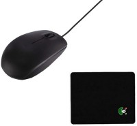 View ROQ Q3 pad WITH Wired Optical Mouse(USB, Black) Laptop Accessories Price Online(ROQ)