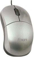Foxin FOM2011 Wired Optical Mouse(USB, Silver)   Laptop Accessories  (Foxin)