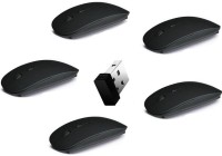 View ROQ Sets Of 5 HIGH QUALITY 2.4Ghz Wireless Optical Mouse(USB, Black) Laptop Accessories Price Online(ROQ)