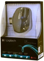 Logitech Anywhere Mouse MX Wireless - for PC & Mac with Receiver Case Wireless(USB, Black)