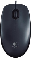 Logitech m100r-Black Wired Optical Mouse(USB, Black)   Laptop Accessories  (Logitech)