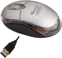 QUANTUM QHM 222 Wired Optical Mouse(USB, Silver)