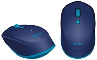 Logitech Bluetooth-M-337-Blue Wireless Laser Mouse(Bluetooth, Blue)   Laptop Accessories  (Logitech)