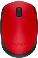 View Logitech M171-RED Wireless Optical Mouse(USB, Red) Laptop Accessories Price Online(Logitech)