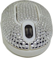 View Shrih White Crystal Rhinestone Wireless Optical Mouse(USB, White) Laptop Accessories Price Online(Shrih)