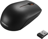 View Lenovo 300 Wireless Compact Wireless Optical Mouse(USB, Black) Laptop Accessories Price Online(Lenovo)