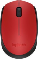 View Logitech M171 Wireless Optical Mouse(USB, Red) Laptop Accessories Price Online(Logitech)