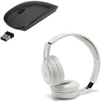 View FKU TM002 Wireless Bluetooth Headphone With Ultra Slim Combo Set Laptop Accessories Price Online(FKU)