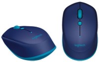 Logitech M337 Wireless Optical Mouse(Bluetooth, Blue)   Laptop Accessories  (Logitech)