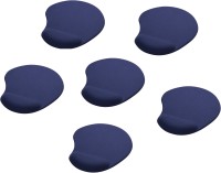 View Outre 5PC Wrist Comfort Mat Mousepad(Blue) Laptop Accessories Price Online(Outre)