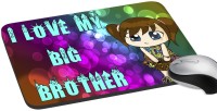 meSleep I Love My Brother Awesome Brother Mousepad(Multicolor)   Laptop Accessories  (meSleep)