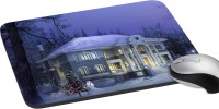 meSleep Snow House PD-21-067 Mousepad(Multicolor)   Laptop Accessories  (meSleep)