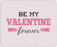 Lovely Collection Be My Valentine Forever Mousepad(Multicolor)   Laptop Accessories  (Lovely Collection)