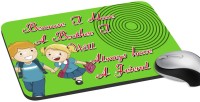 meSleep I Love My Sister Raksha Bandhan Mousepad(Multicolor)   Laptop Accessories  (meSleep)