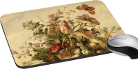 meSleep Floral PD-23-44 Mousepad(Multicolor)   Laptop Accessories  (meSleep)