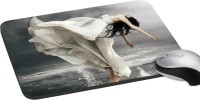 View meSleep Lady In White PD-21-049 Mousepad(Multicolor) Laptop Accessories Price Online(meSleep)