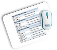 View Shoppers Bucket Compi Key Mousepad(Blue) Laptop Accessories Price Online(Shoppers Bucket)