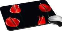 meSleep Black Tulip Mousepad(Multicolor)   Laptop Accessories  (meSleep)
