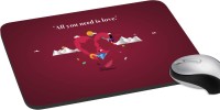 meSleep All You Need Is Love PD-18-037 Mousepad(Multicolor)   Laptop Accessories  (meSleep)