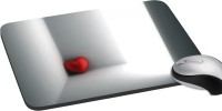 meSleep Red Heart Corner PD-18-011 Mousepad(Multicolor)   Laptop Accessories  (meSleep)