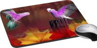 meSleep Floral Bird Mousepad(Multicolor)   Laptop Accessories  (meSleep)