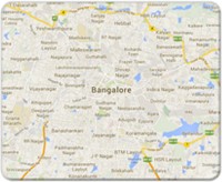 View Allthingscustomized Bangaloremap Mousepad(Multicolor) Laptop Accessories Price Online(Allthingscustomized)