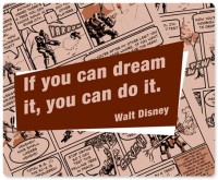 View Allthingscustomized Walt Disney Quote Mousepad(Multicolor) Laptop Accessories Price Online(Allthingscustomized)