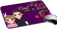 meSleep Love Sister Nothing Can Do Mousepad(Multicolor)   Laptop Accessories  (meSleep)