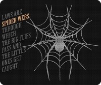 Allthingscustomized Spider Web Quote Mousepad(Multicolor)   Laptop Accessories  (Allthingscustomized)