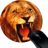 Huppme Lion Roar Mousepad(Black)   Laptop Accessories  (Huppme)