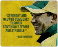 View Lovely Collection Ricky Ponting Art Mousepad(Multicolor) Laptop Accessories Price Online(Lovely Collection)