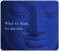 View Allthingscustomized Buddha Quote Mousepad(Multicolor) Laptop Accessories Price Online(Allthingscustomized)