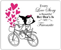 View Lovely Collection Our Love Story Is Best Mousepad(Multicolor) Laptop Accessories Price Online(Lovely Collection)
