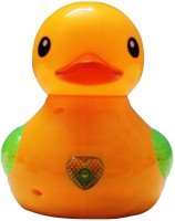 Little Grin Cartoon Egg Laying Duck With Musical Light Toy For Kids(Multicolor)