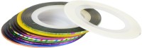 Looks United Baoiishi 10 Mix Color Nail Art Striping Rolls(Multi) - Price 149 70 % Off  