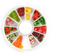 SENECIO� Fruit Fimo Nail Art Multicolor 3D Clay Slice Tips Decoration With 6cm Wheel(Multicolor) - Price 139 82 % Off  