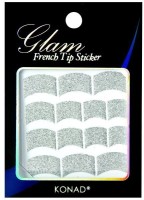 Konad Glam French Tip Sticker ? KGS02(Silver) - Price 85 43 % Off  