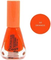 Bonjour Paris Color Cap Nail polish 32 Orange(6 ml) - Price 120 39 % Off  